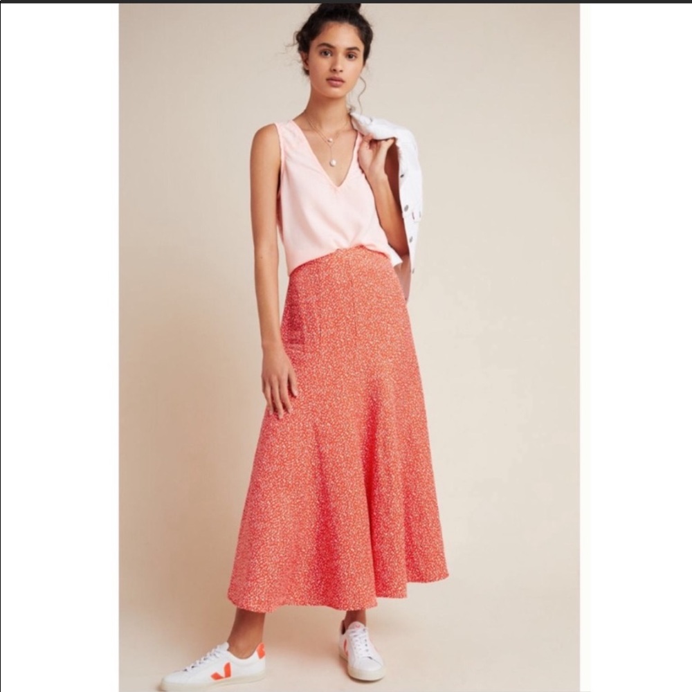 Anthropologie moglea dappled maxi skirt 4